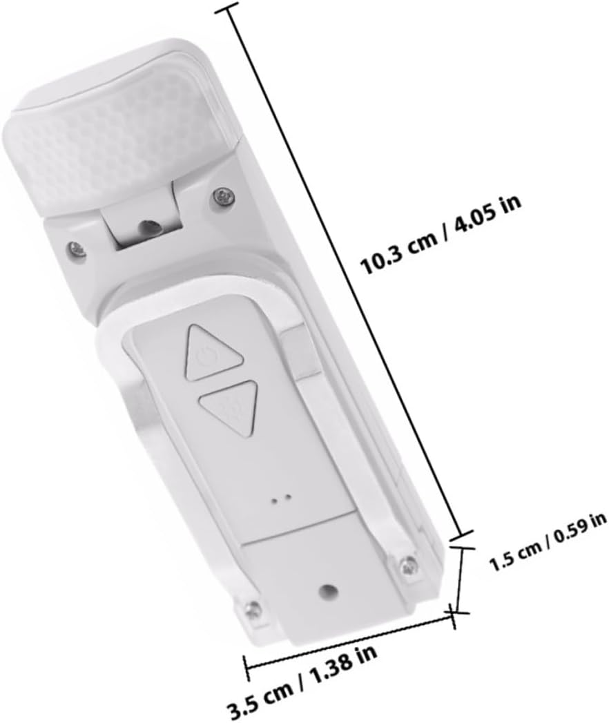 Alipis USB Rechargeable Clip-on Reading Light for Bed with 3-Color Adjustable Brightness, Portable White Book Lamp for Night Reading and Eye Protection