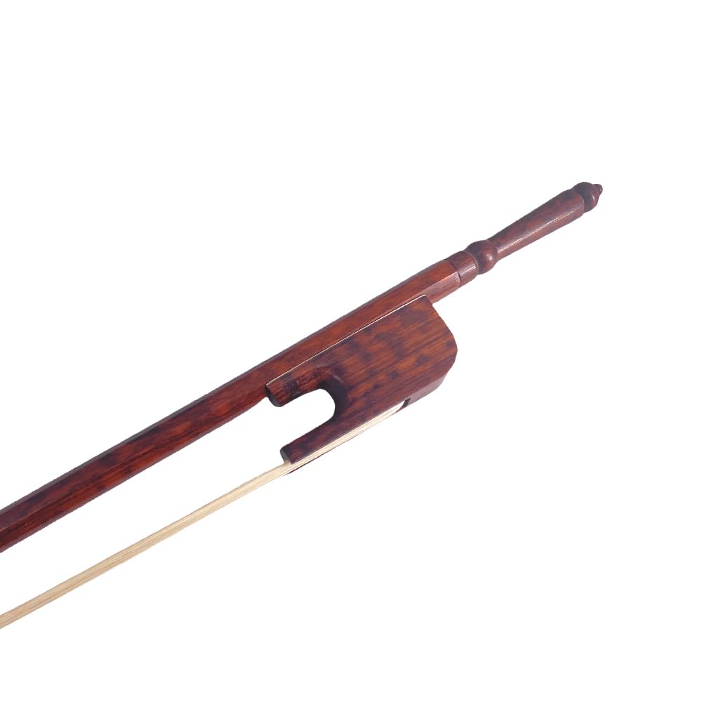 Snakewood - Arco de violín barroco 4/4 Letterwood, arcos de violín hacia afuera, tornillo largo, tamaño completo, pelo natural