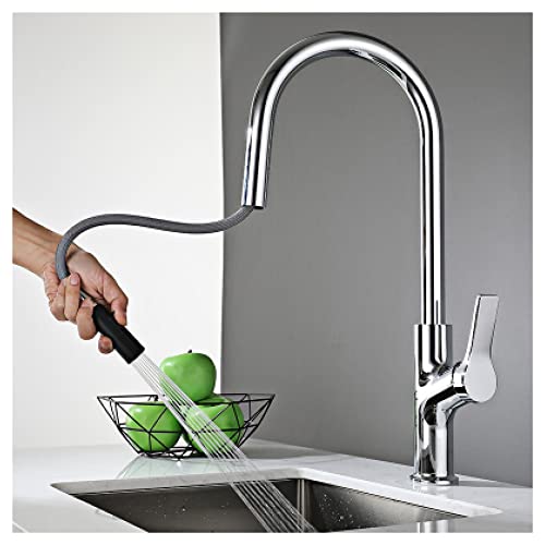 Robinet de cuisine compact à conception cachée pour optimiser l'espace de l'évier