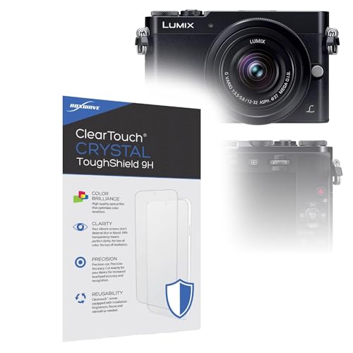 BoxWave�X�N���[���v���e�N�^�[ �p�i�\�j�b�N Lumix DMC-GM5�Ή� - ClearTouch Crystal ToughShield 9H (2���p�b�N)�A�N���A9H �^�t�t���L�V�u���t�B�����X�N���[���v���e�N�^�[
