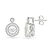 DGOLD 10KT White Gold Round Diamond In Motion Fashion Earring (1/2 cttw)