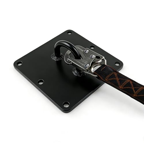 D-Plate Anchor,Fall Protection Anchor，Concrete D-Ring anchorage Plate，Reusable Roof Anchor，Suitable for:Concrete Walls,Ceilings,Columns，Surface Powder Coating Treatment