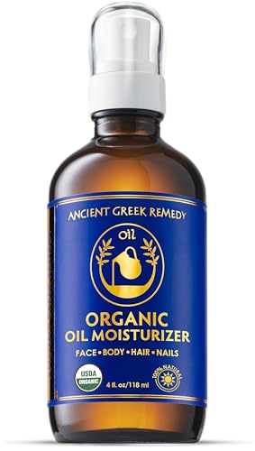 Ancient Greek Remedy Body Oil - Organic After Shower Face Oil & Body Moisturizer for Dry Skin -...