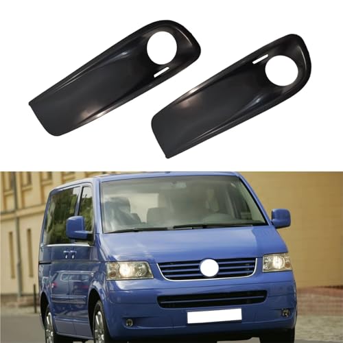 Cubierta de parrilla VW T5 2003-2010 para parachoques delantero sin agujero de antiniebla 7