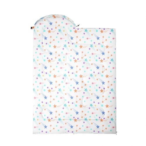 Bolsa de dormir para camping Feelyou para niños, ligera, impermeable, para verano e invierno, para exteriores y senderismo miniatura 2