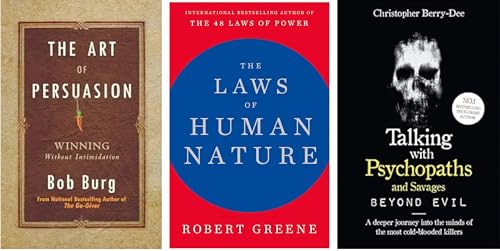 Image of Talking With Psychopaths and Savages & The Art of Persuasion &The Laws of Human Nature Combo pack3 (paperBack)
