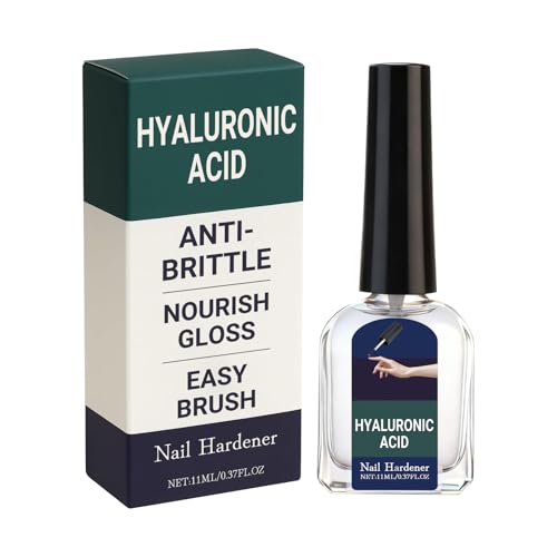 Nail Care Serum, Multi-Purpose Nail Repair, Hyaluronic Acid Nail Hardener for Cracked Cuticles & Dry Nails, Strengthens, Effectively Improves Nails, Repairs Fast Growth, 0.37 fl oz