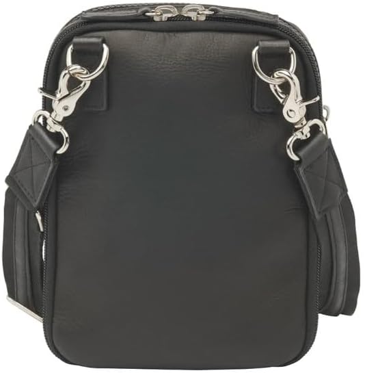 Gun Tote'n Mamas Leather Crossbody Hipster Purse-Snake Print Embossed