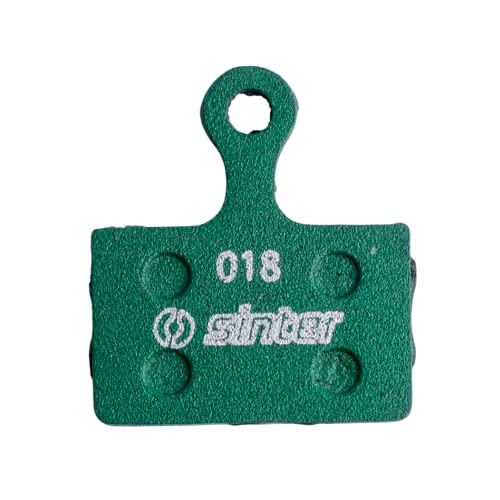 Sinter Disc Brake Pads - 018 Shimano K Green S2032 - Single Pair Metal Can Carded 2022: Green One Size