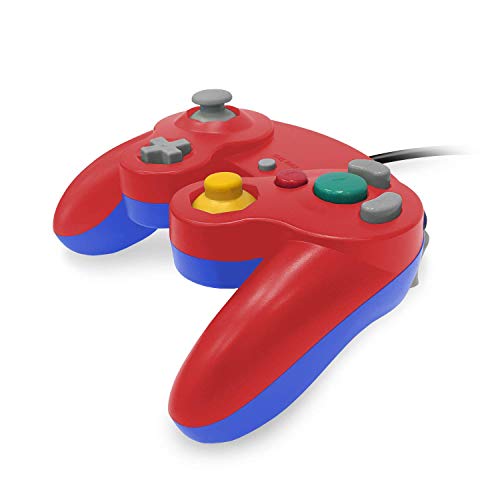 Old Skool GameCube/Wii Compatible Controller - Red/Blue Special Edition - Image 3
