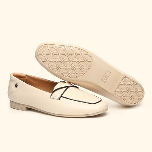 Image of YOHO Bliss Loafers for Women | Comfortable & Stylish Bellies | Fashion Moccasins with Footpharma Footbed | Slip-on for Casual & Formal Wear | 007