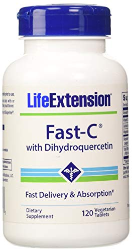 Life Extension Fast-C with Dihydroquercetin 120 Vegetarian Tablets Life Extension Fast-C with Dihydroquercetin 120 Vegetarian Tablets