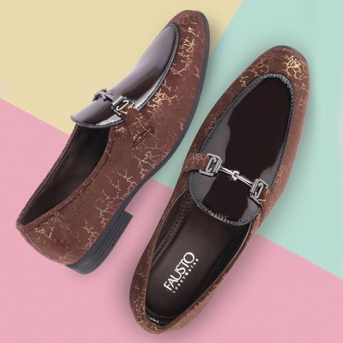 Image of FAUSTO Men Formal Pull-On Shoes