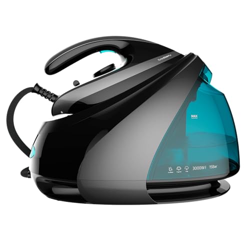 Cecotec Centro de Planchado con Caldera Semindustrial Fast&Furious 8060 Ultra Steam. 3000W, 15 Bbares de Presión, Suela Ultradeslizante, Golpe de Vapor 750g/min y 175g/min Vapor continuo, Modo Eco