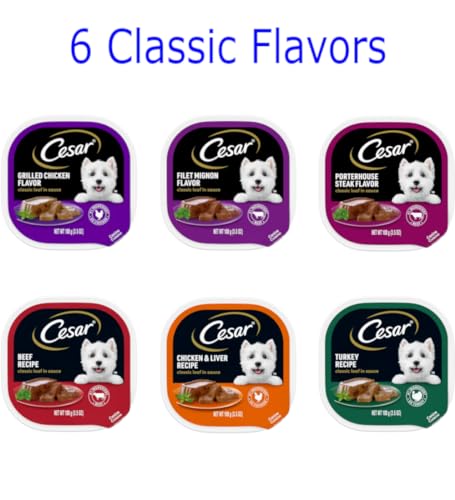 Cesar Comfortable Moist Canine Meals Bundle with 12 Flavors 35 Oz 1 Unit Every Taste Whole of 12 Items with Magnet and Roll of Poop Baggage Cucciolini Doodles Cesar comfortable moist canine meals bundle with 12 flavors 3 5 oz 1 unit every taste Whole of 12 items with magnet and roll of poop baggage cucciolini doodles