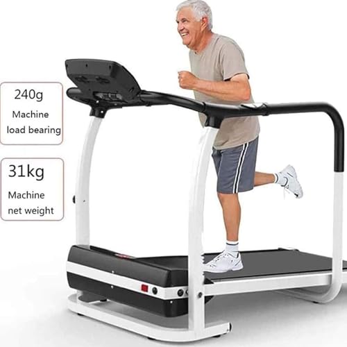 Image of Treadmills Electric Folding Treadmill for Home Folding Treadmill for Home 3 Levels of Inclination Can Be Adjusted Aerobic Fitness for The Elderly Extra Long Handle