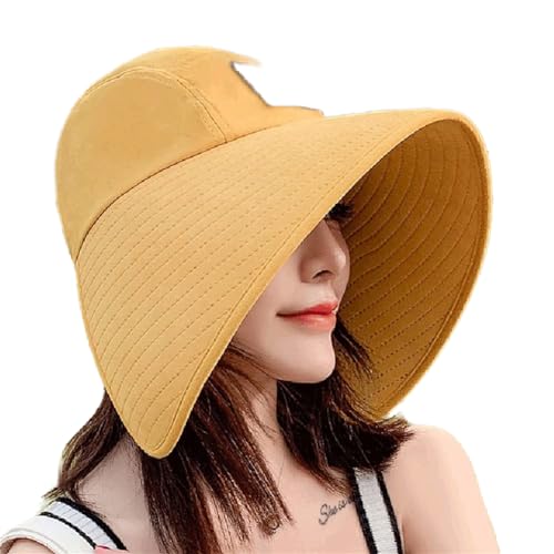 Chapeau de soleil outdoor pour femme idéal voyage et plage pliable