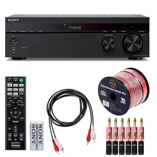 Sony STR-DH190 2-Channel Home Stereo Receiver with Phono Input and...