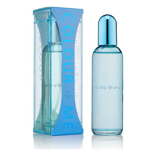 COLOUR ME Sky Blue Profumo da donna, Eau de Parfum 100 ml, Fragranza di lusso - Profumo da donna, persistente Profumi di Milton-Lloyd, 100ml