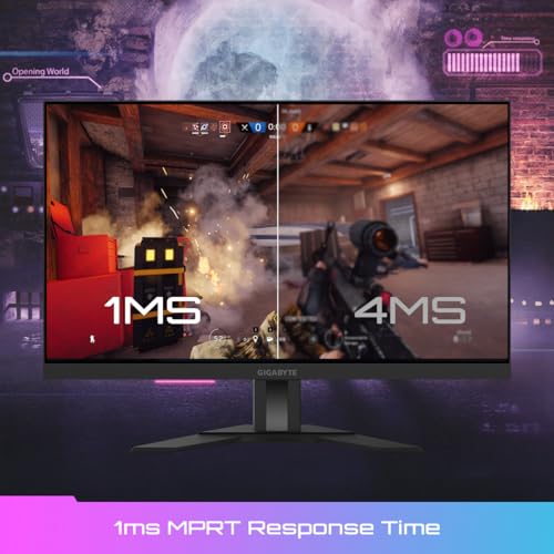 Image of GIGABYTE M27UA Gaming Monitor 27 inch SS IPS Display, 160Hz, 3840 x 2160 (UHD), 1ms MPRT, 5ms GtG Response Time, 95% DCI-P3 / 128% sRGB, VESA Display HDR400, Flicker-Free, Black