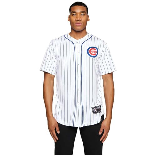 Fanatics - MLB Chicago Cubs Core Franchise Jersey Camicia Colore Bianco, bianco, L