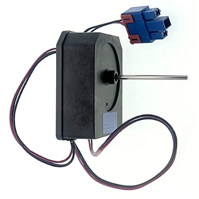 4681JB1029D RDD056X04 Refrigerator Condenser Fan Motor Assembly Fit for LG Refrigerator, Replace Part Number: 1267566 AP4437783 EA3523330, DC 13V 1.51W Shaft Length:46mm .
