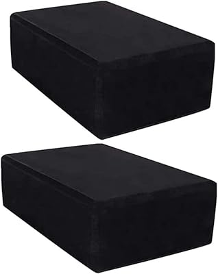 Yoga Blocks 2 Pack, Lightweight Premium EVA Foam Yoga Blocks, Non Slip Supportive Foam Blocks Yoga Prop Accessories for Yoga, Pilates, Stretching and Meditation, Women Men Yogi Yoga Beginners (2pc)