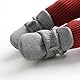 EDOTON Unisex Neugeborenes Schneestiefel Weiche Sohlen Streifen Bootie Kleinkind Stiefel Niedlich Stiefel Socke Einstellbar (6-9 Monate, D_ Dunkelgrau)