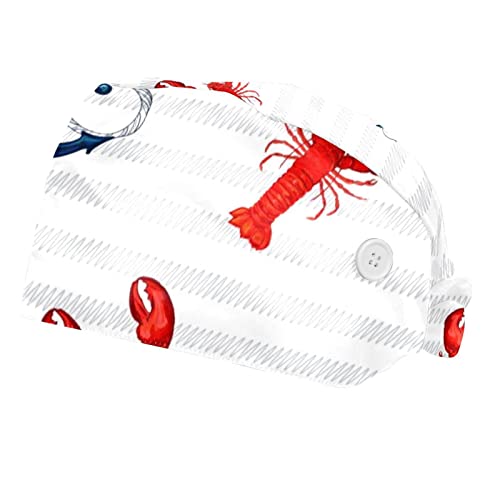 Casquette Homard Légère et Ajustable : Chapeau de Travail Unisexe Double Protection