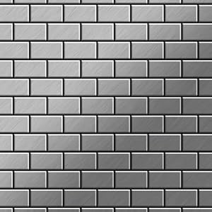 ALLOY House-S-S-MB Mosaikfliese Metall Edelstahl grau