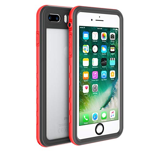 Fansteck iPhone 8 iPhone 7 Waterproof Case, IP68 Full-Body Protect Rugged Slim Crystal