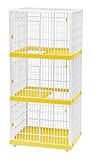 IRIS 3-Tier Cat Cage, Yellow