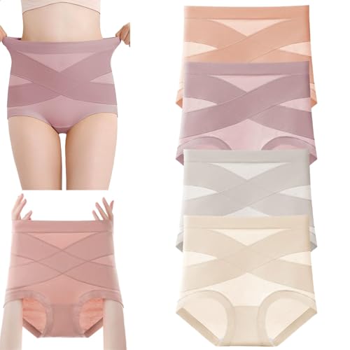 Doveloom - Comfort Leakproof and Shaping Panties, Seamless High Waist Full Coverage Shaping Leak Proof Underwear