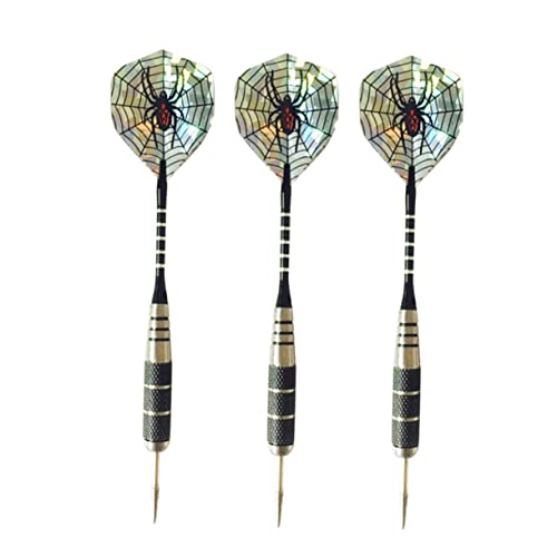 NAMOARLY 22g Aluminum Shafts Spider Pattern Flights Pin Tipped for Games for Match