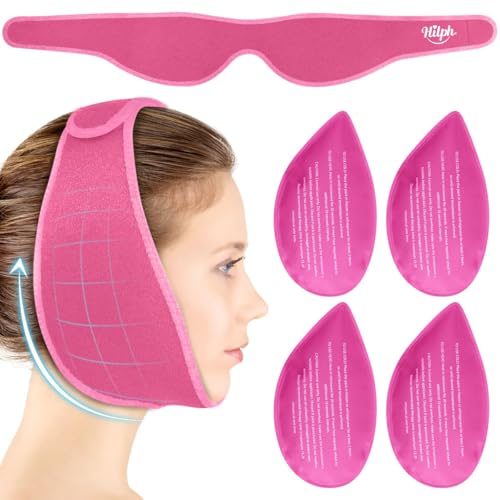 Hilph Face Ice Pack Head Wrap