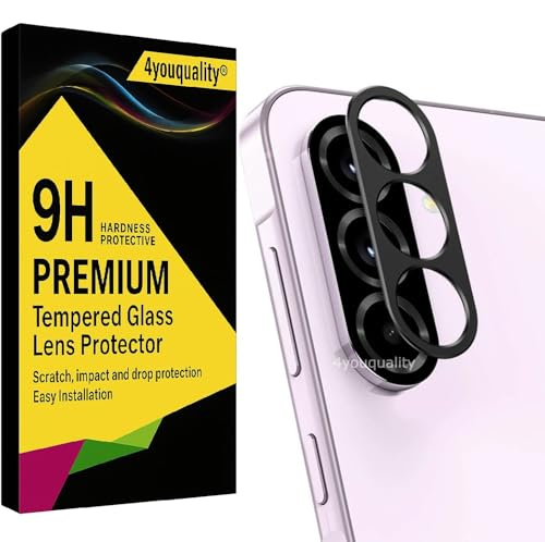 Image of 4youquality Back Camera Lens Protector Compatible with Samsung Galaxy A36 / A56 (1 Pack) | 9H Tempered Glass Camera Guard | Military-Grade Anti Scratch Protection | Ultra Clear HD Lens Film | Bubble-Free Easy Installation | Case Friendly
