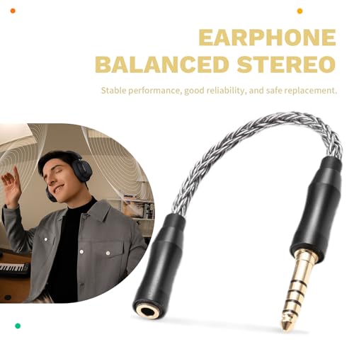 Balanced Adapter 4.4mm Female a 3.5 mm Jack Cable Audio miniatura 6