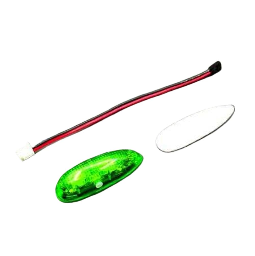 ZMR 1S Light Wireless LED Wireless Light III con 4 modalità per aeroplani RC Drones Cars Boats e Hobby Toys(1 Green led)