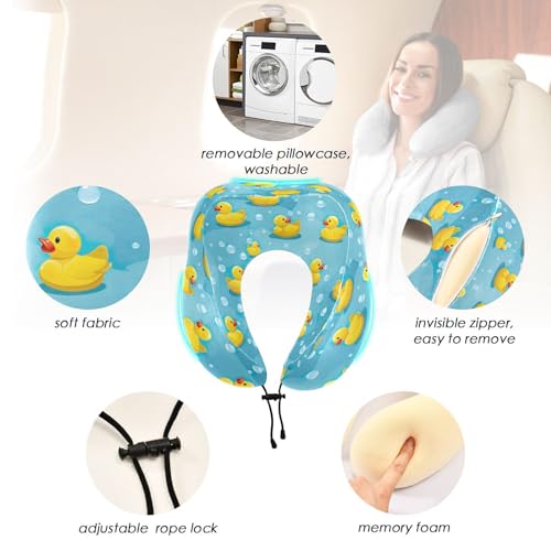 Almohada de espuma viscoelástica para cuello tamaño único miniatura 2