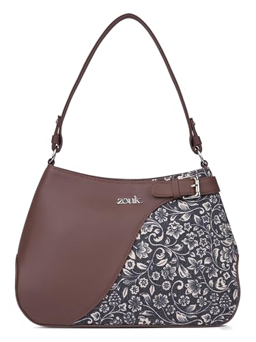 Image of ZOUK Ira Handbag | Stylish Women's Handbag | Luxury Shoulder Bag for Women | Trendy | Fancy Ladies Handbags | Small Purse for Events | Water-Resistant