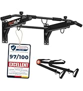 DH FitLife 4-in-1 optrekstang voor wandmontage met spreidplug, multifunctionele pull-up bar voor ...