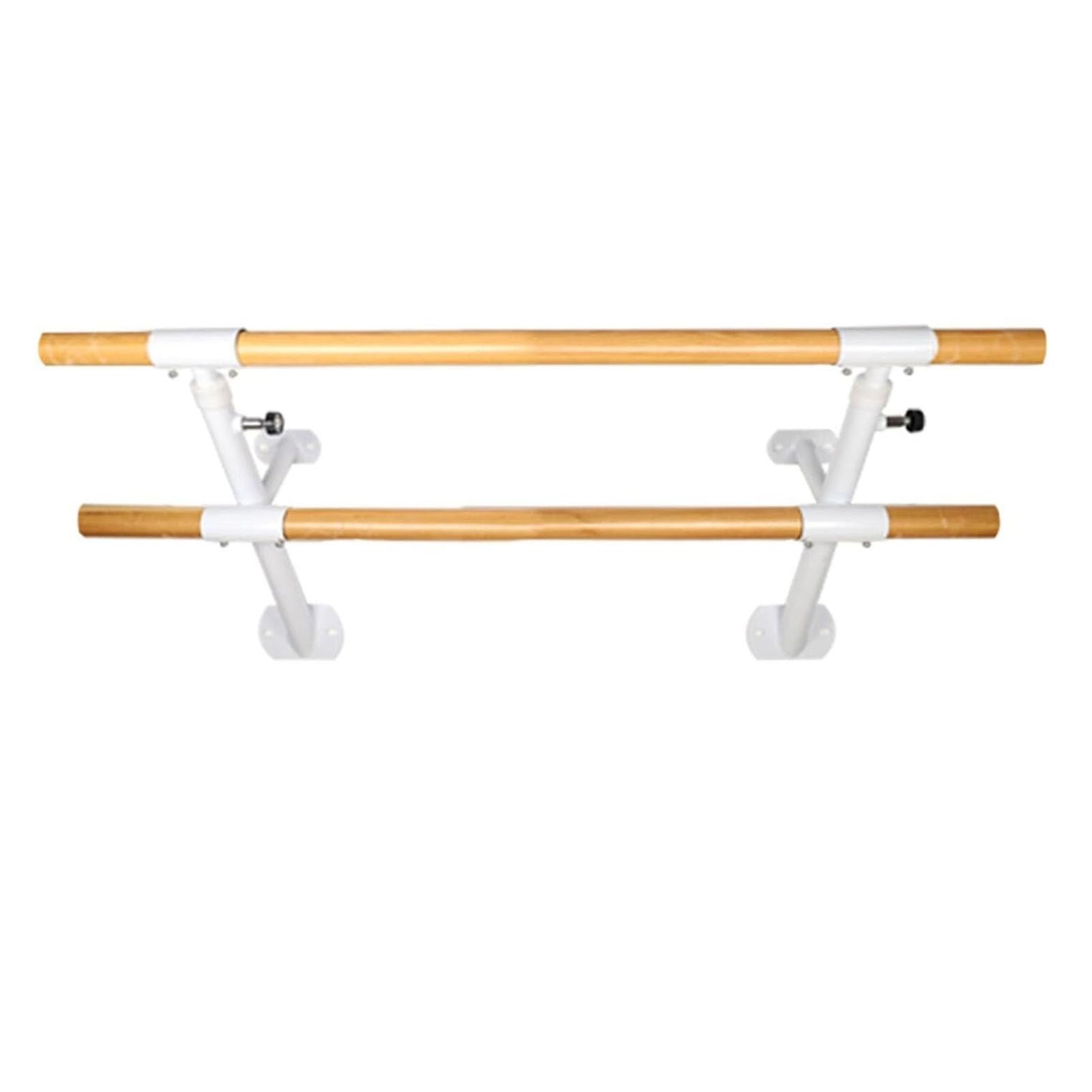 Barra De Ballet Montada Pared, Sistema Barra Ballet Madera Maciza Equipos Baile De Entrenamiento En Casa, Ajuste De Altura De Soporte Metal Duradero 80-120 Cm(100cm)
