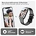 Blackview Smartwatch Herren Damen, 1,47'' Farbdisplay, Fitnessuhr mit Wasserdicht, Fitness Tracker mit Schrittzähler Schlafmonitor Herzfrequenz, Sportuhr mit Rechte Taste, Smart Watch für Android iOS