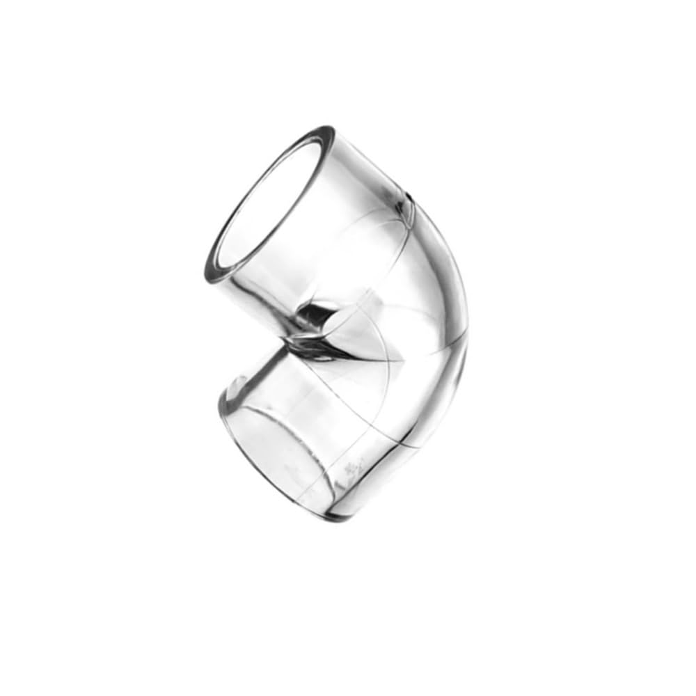Dfrywdgsey One Color Acrylic Transparent Tube, 10Pcs Water Hose Adapters Transparent Acrylic, Id 16 20 25 32Mm 90 Degree Elbow, Aquarium Connector(25Mm)