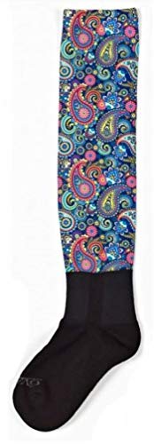Ovation PerformerZ Boot Sock (Rainbow Paisley, Ladies 7-10)