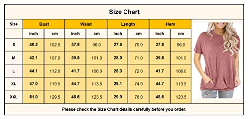 Onlypuff Good Vibes Printed Shirt Dark Gray Casual Tops For Women Pocket T Shirt Round Neck Xl thumb #4