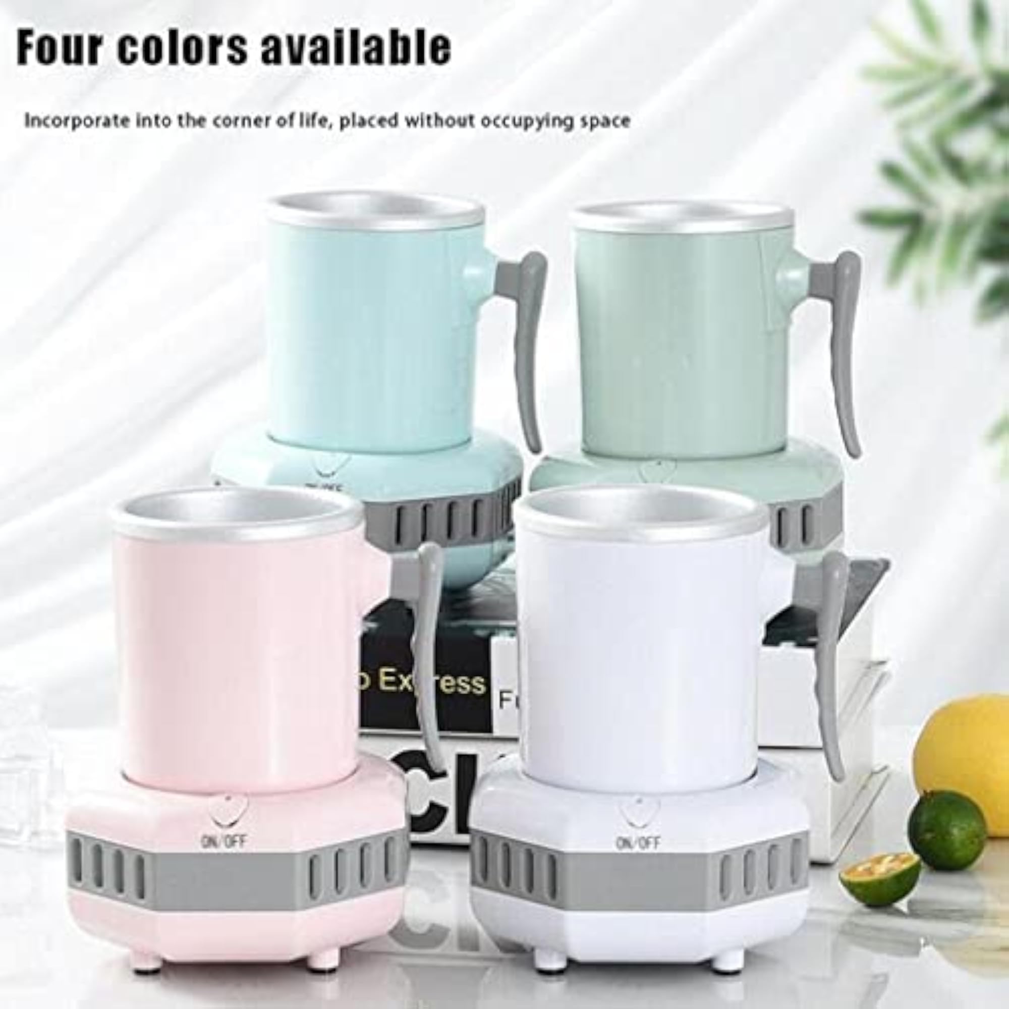 Portable Quick Electric Beverage Cup Cooler for Milk & Coffee