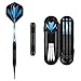 sanfeng Darts Plastic Tip Set with Black Barrel 18g for Electronic Dart Board with 50 Rubber O-Rings 6 Blue Alu Shafts Extra 50 Replacement Soft Tips Accessories