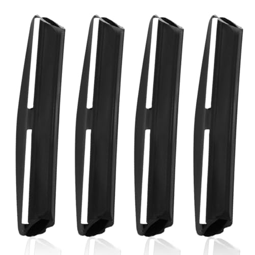 CPSYTE 4 pcs Juego ayuda de afilado, ayuda para afilar la piedra de afilar, guía profesional afilado cuchillos, afilador de cuchillos para principiantes, soporte de ángulo para afilar, negro, 10cm