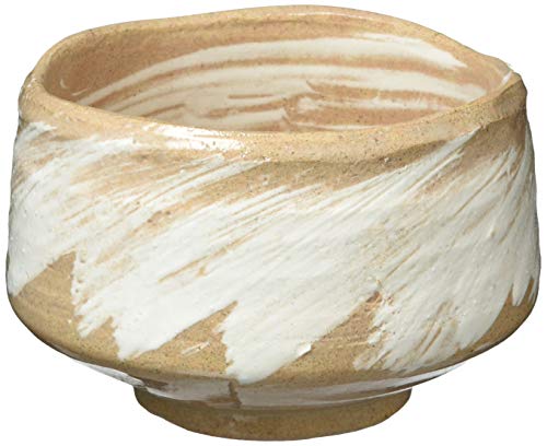 美濃焼 抹茶碗 刷毛目 白 日本製